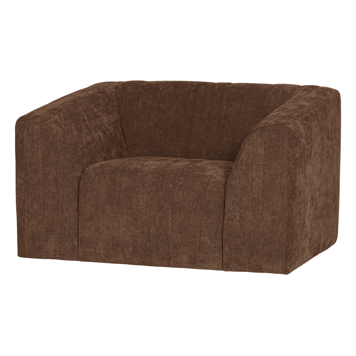 Omaire fauteuil chenille lichtbruin