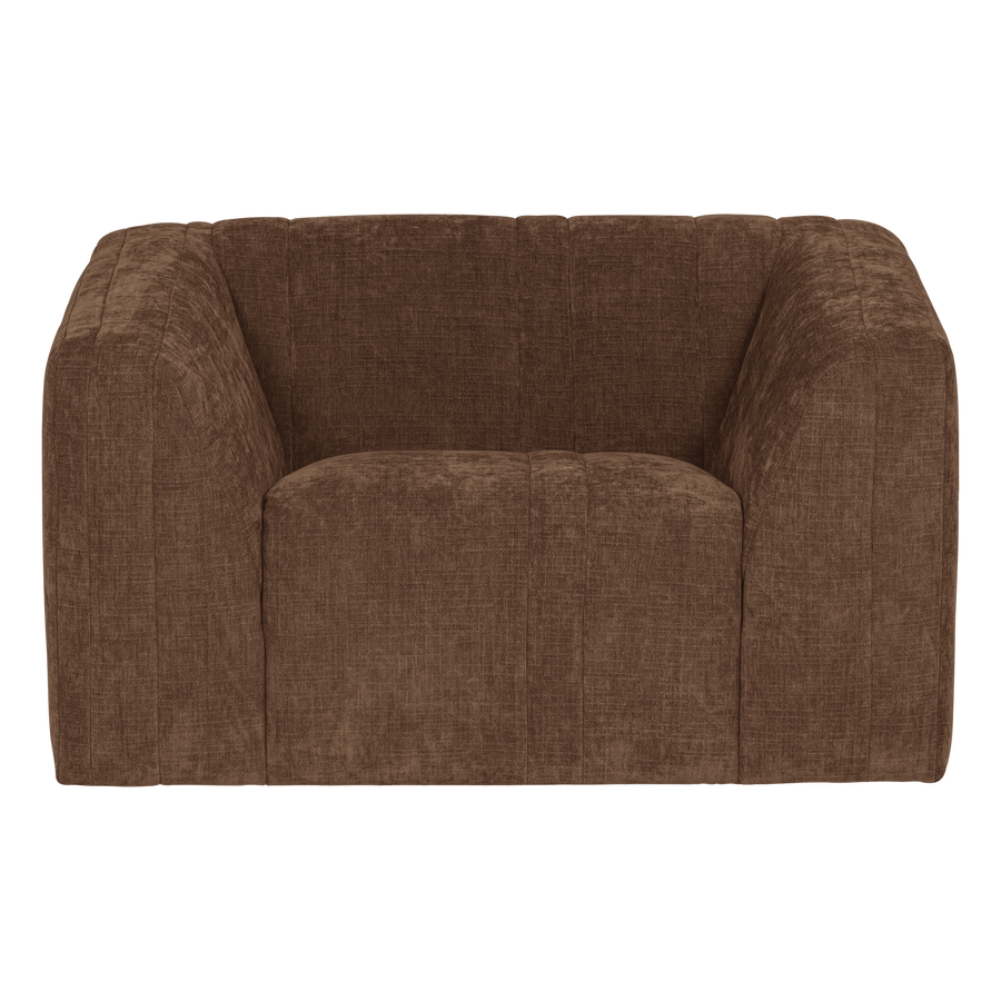 Omaire fauteuil chenille lichtbruin