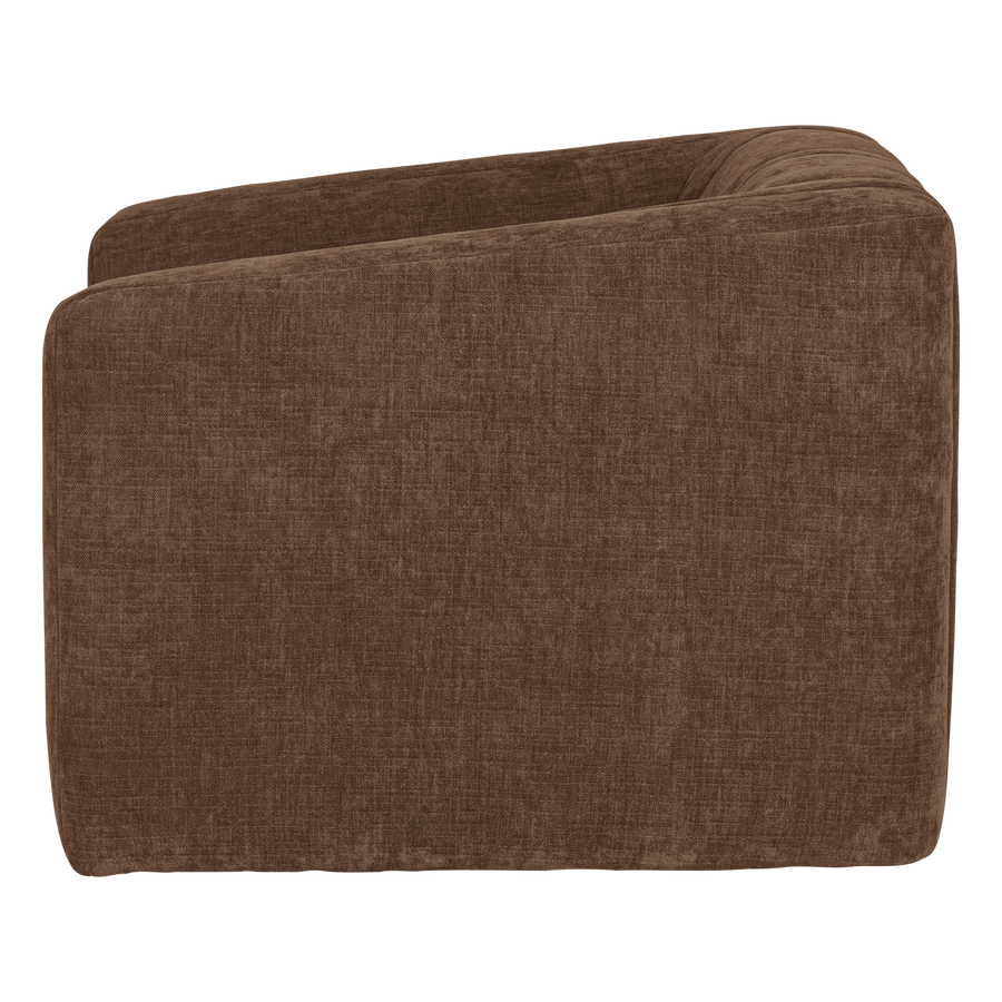 Omaire fauteuil chenille lichtbruin
