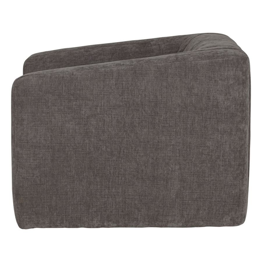 Omaire fauteuil chenille grijs