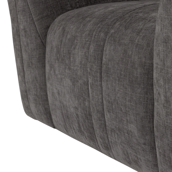 Omaire fauteuil chenille grijs