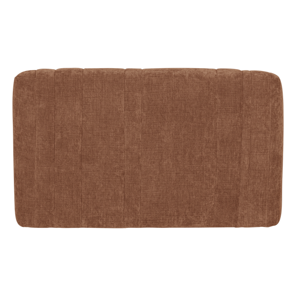 Omaire fauteuil chenille roestbruin