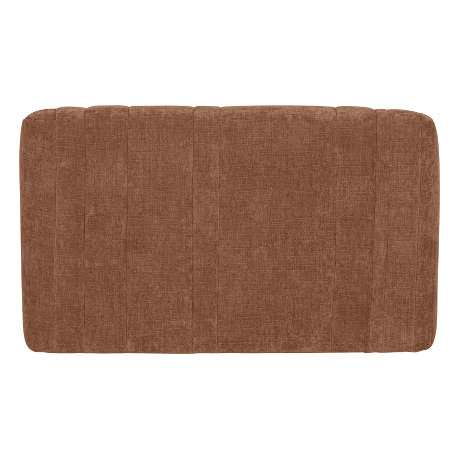 Omaire fauteuil chenille roestbruin