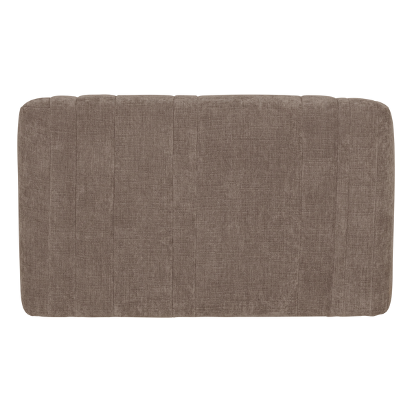 Omaire fauteuil chenille taupe