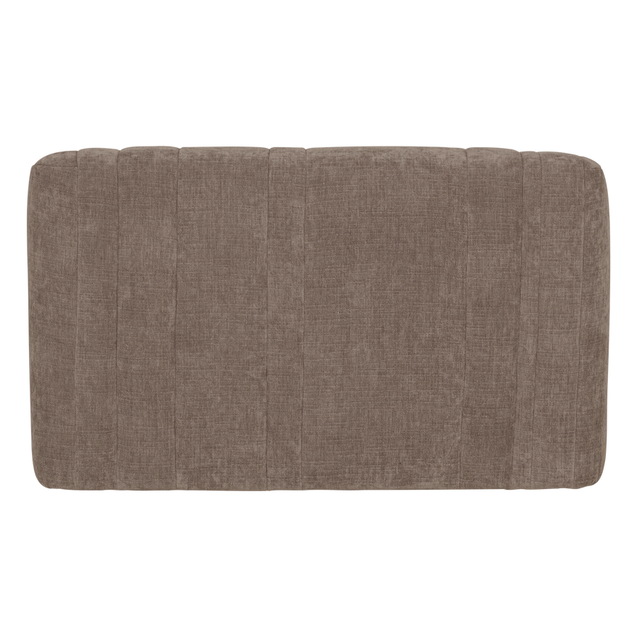 Omaire fauteuil chenille taupe