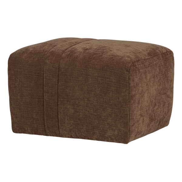 Omaire hocker chenille lichtbruin