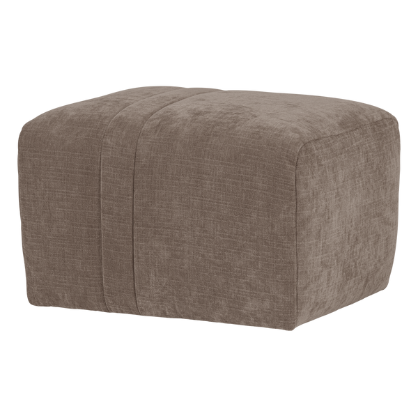 Omaire hocker chenille taupe