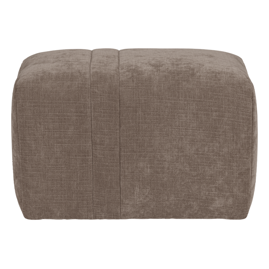 Omaire hocker chenille taupe