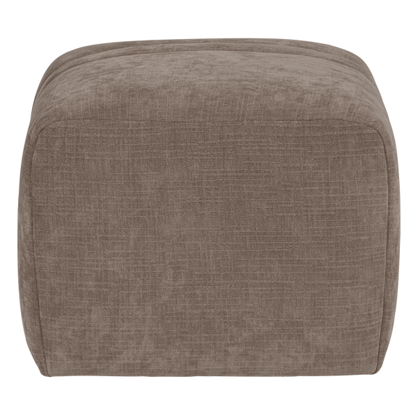 Omaire hocker chenille taupe