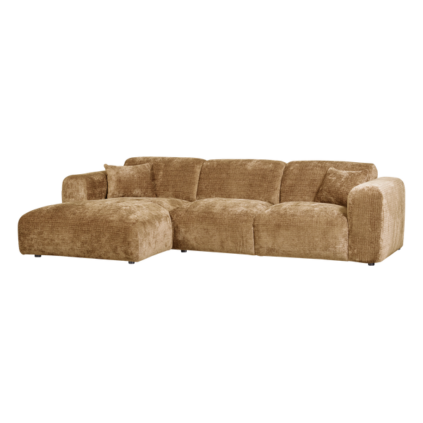Cloud chaise longue bank links chenille honinggeel