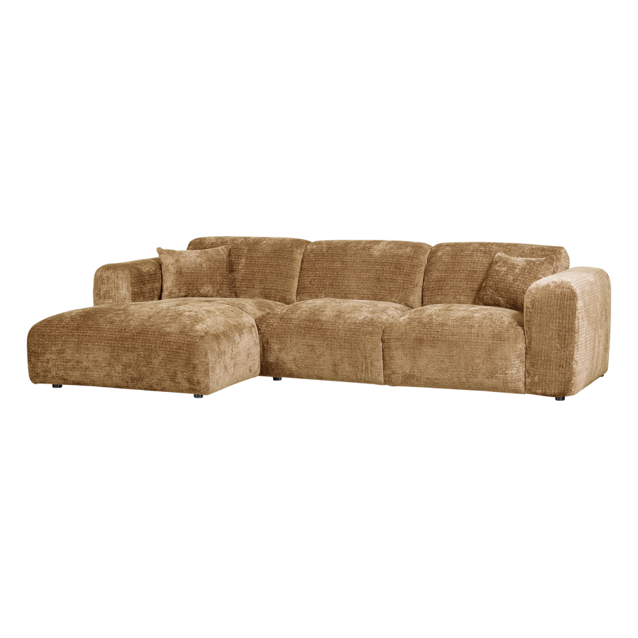 Cloud chaise longue bank links chenille honinggeel