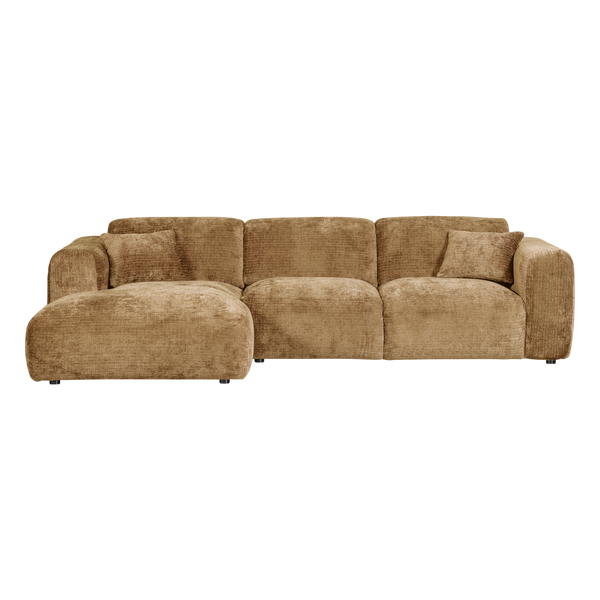 Cloud chaise longue bank links chenille honinggeel