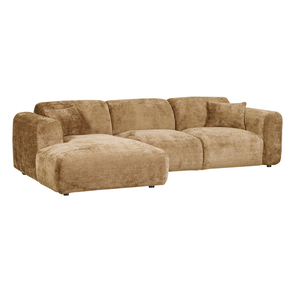 Cloud chaise longue bank links chenille honinggeel