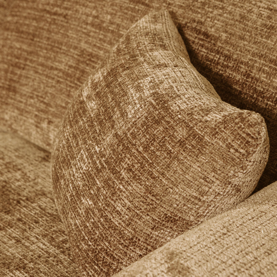 Cloud chaise longue bank links chenille honinggeel
