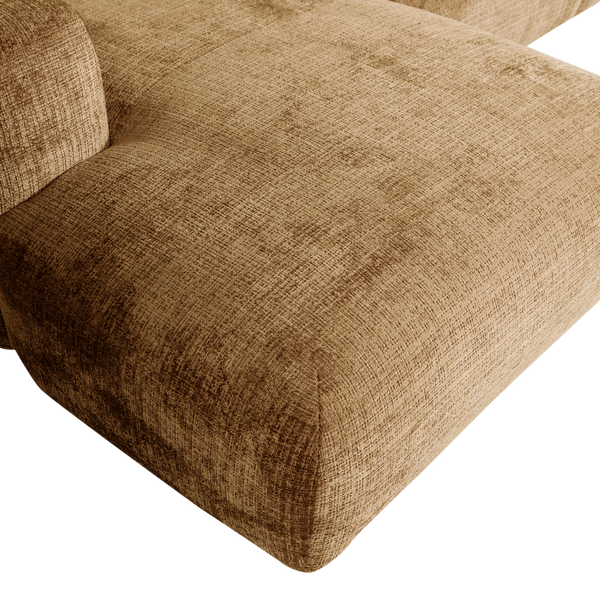 Cloud chaise longue bank links chenille honinggeel