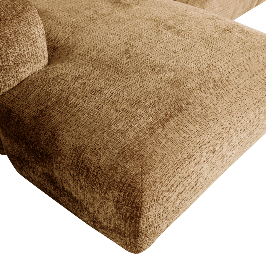 Cloud chaise longue bank links chenille honinggeel
