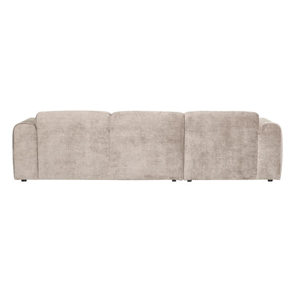 Cloud chaise longue bank links chenille naturel