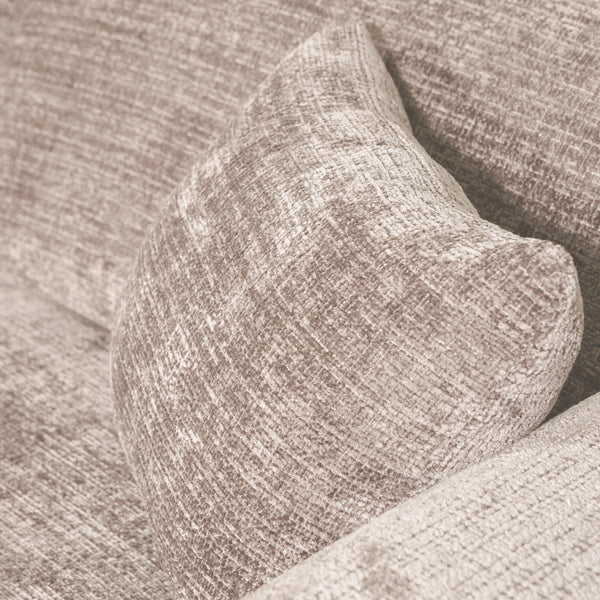 Cloud chaise longue bank links chenille naturel
