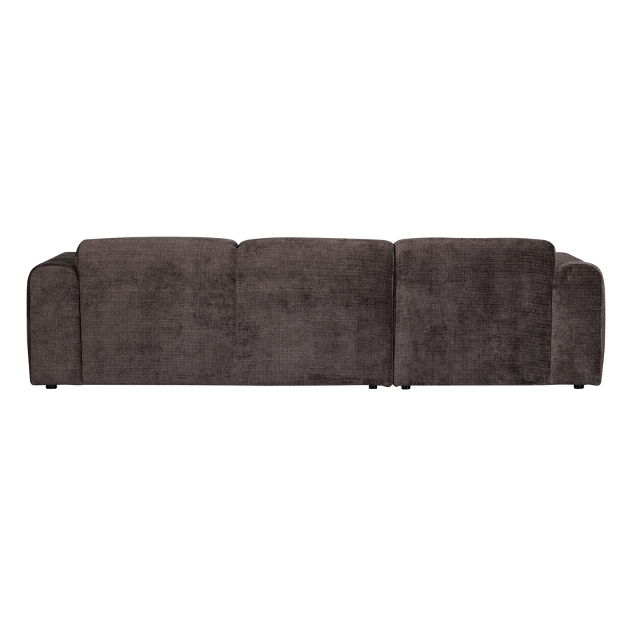 Cloud chaise longue bank links chenille warmbruin