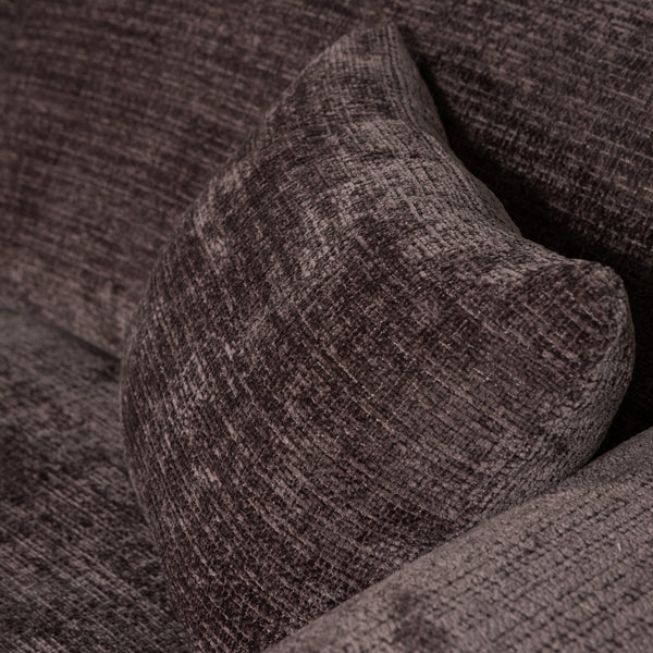 Cloud chaise longue bank links chenille warmbruin