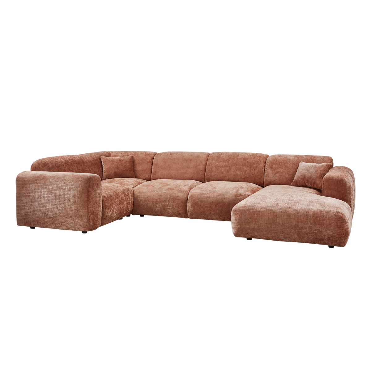 Cloud hoekbank links chenille terra