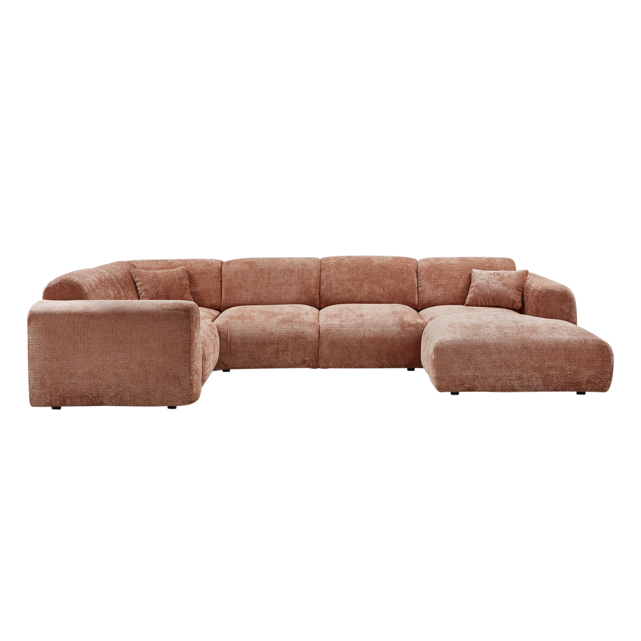Cloud hoekbank links chenille terra