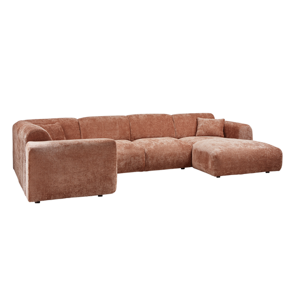 Cloud hoekbank links chenille terra