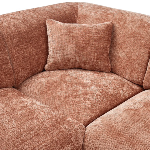 Cloud hoekbank links chenille terra