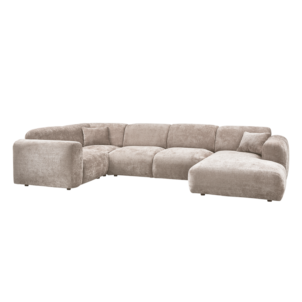 Cloud hoekbank links chenille naturel