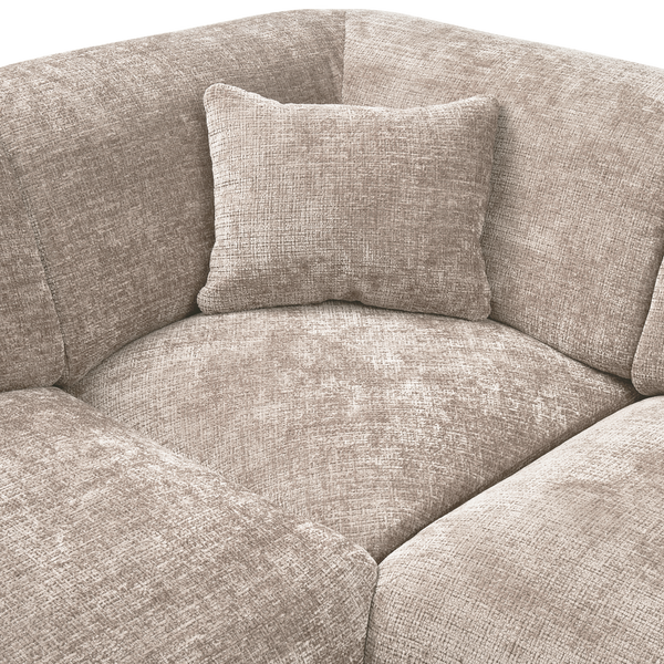 Cloud hoekbank links chenille naturel