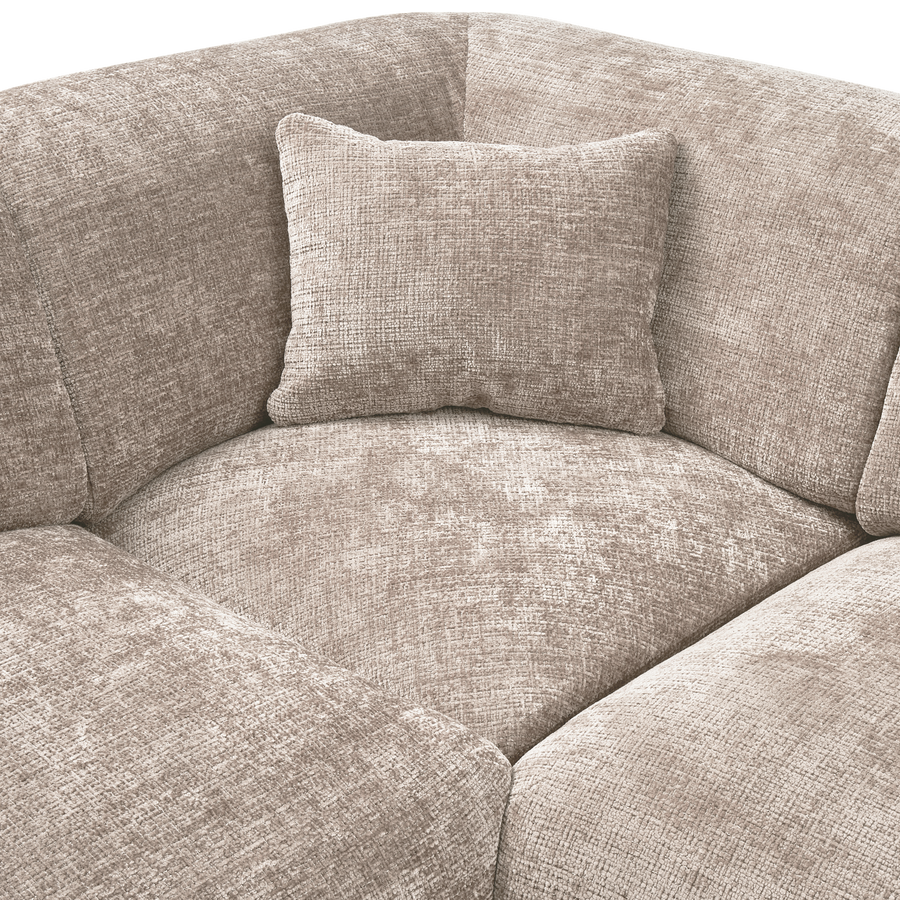 Cloud hoekbank links chenille naturel