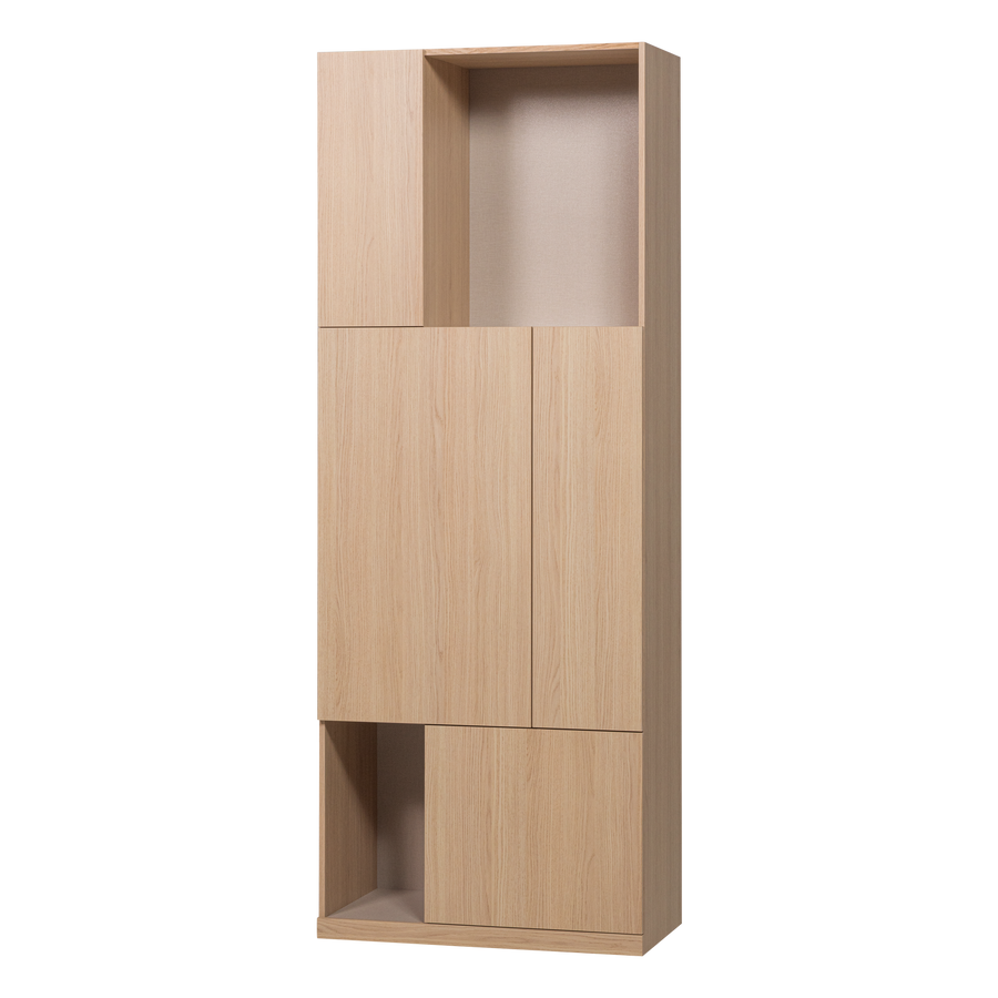 Build opbergkast 80 cm eikendecor naturel