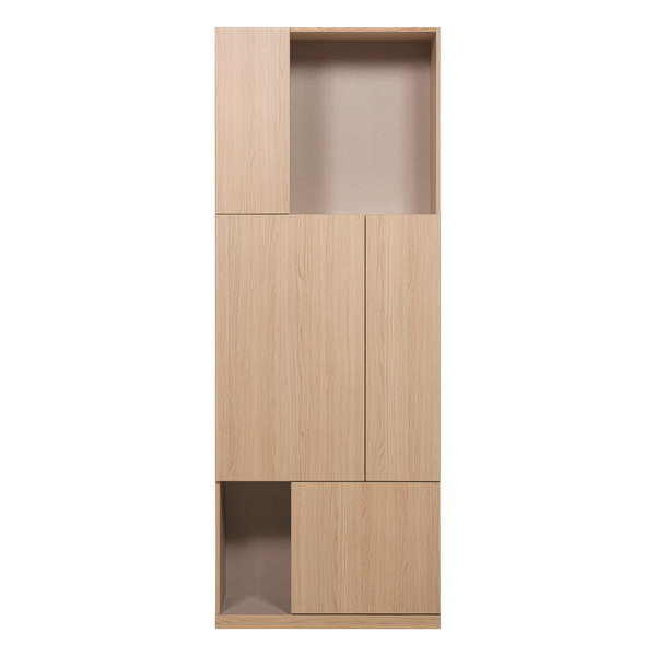 Build opbergkast 80 cm eikendecor naturel