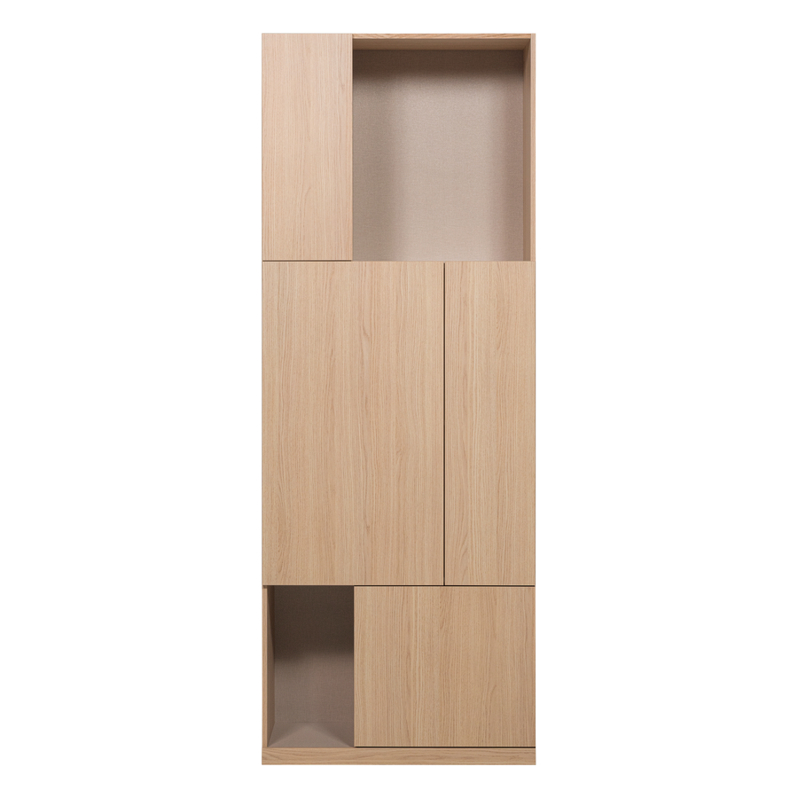 Build opbergkast 80 cm eikendecor naturel