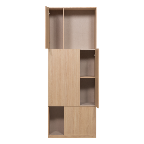 Build opbergkast 80 cm eikendecor naturel