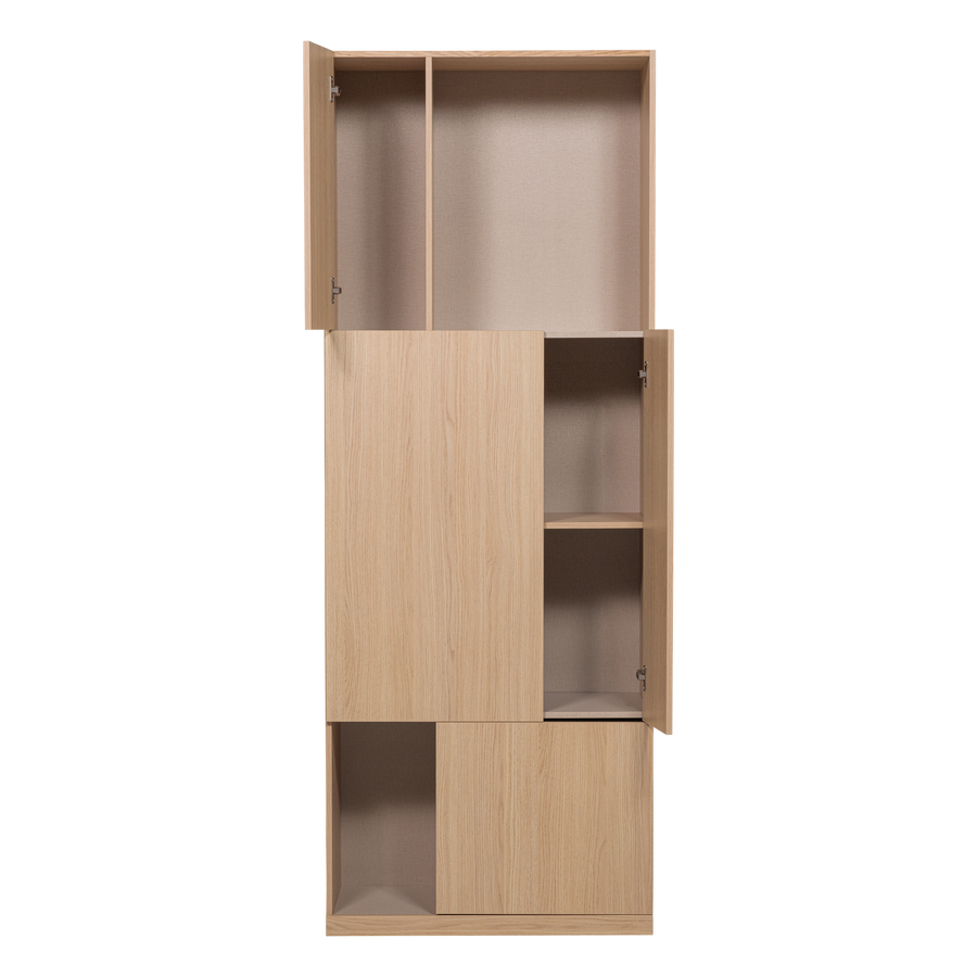 Build opbergkast 80 cm eikendecor naturel