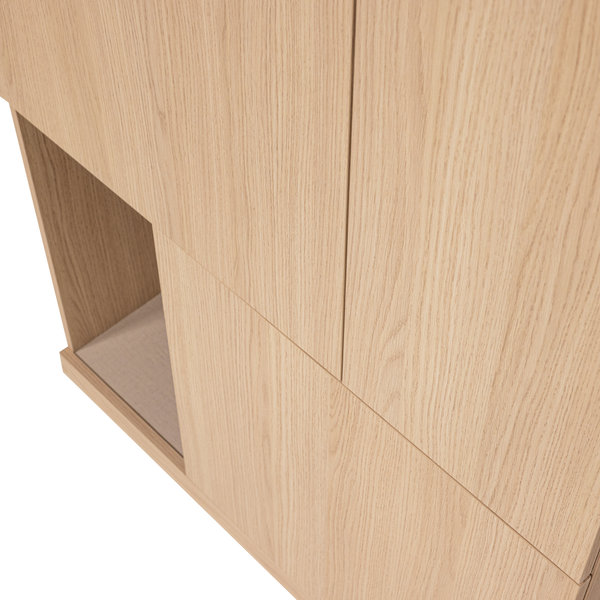 Build opbergkast 80 cm eikendecor naturel