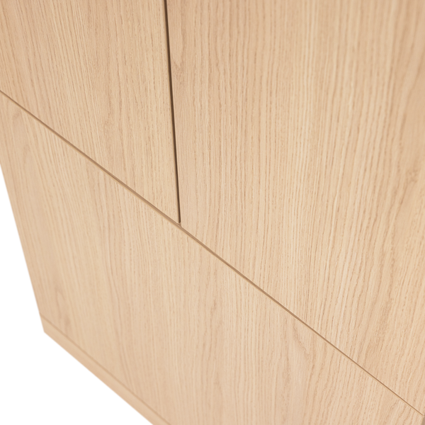Build smalle opbergkast 54 cm eikendecor naturel