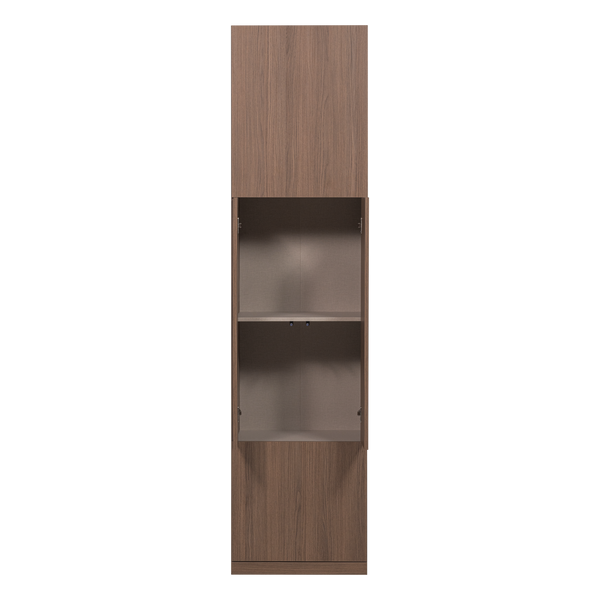 Build smalle opbergkast 54 cm eikendecor bruin