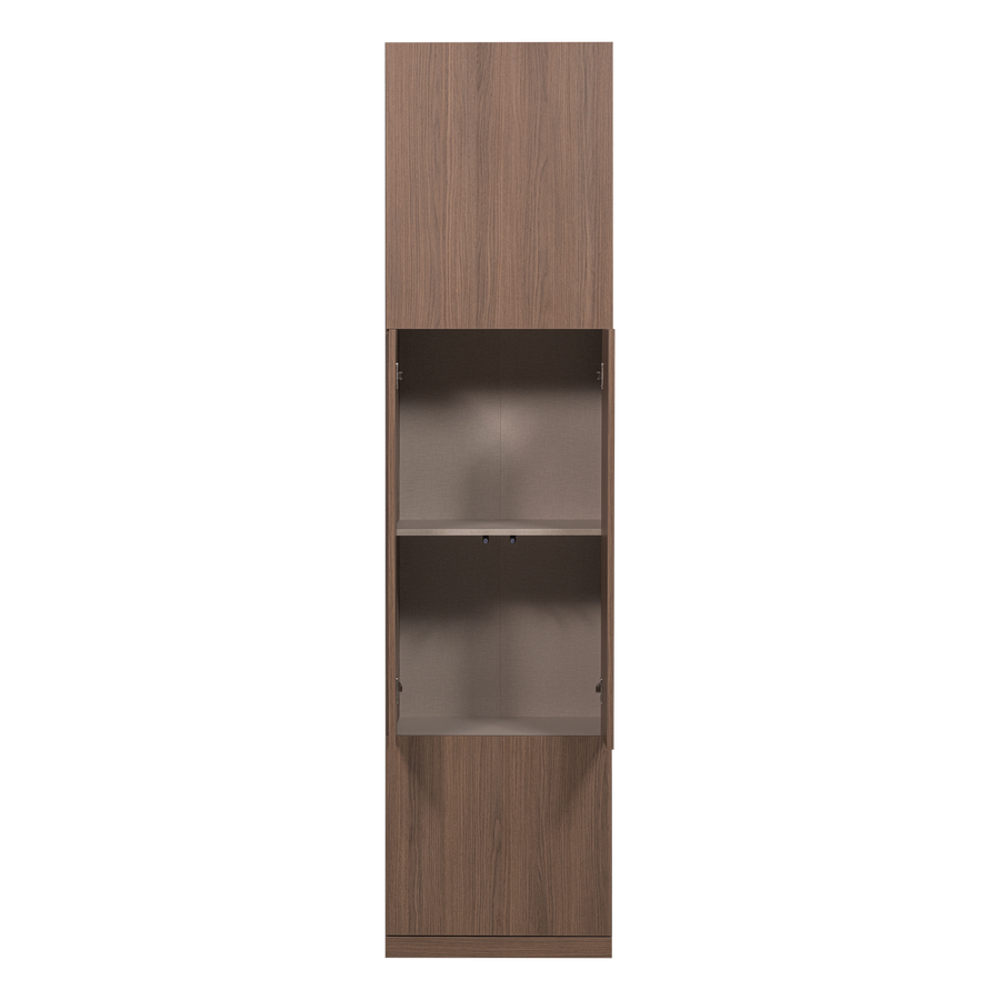 Build smalle opbergkast 54 cm eikendecor bruin