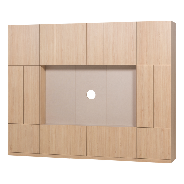 Build wandkast combinatie 268 cm eikendecor naturel