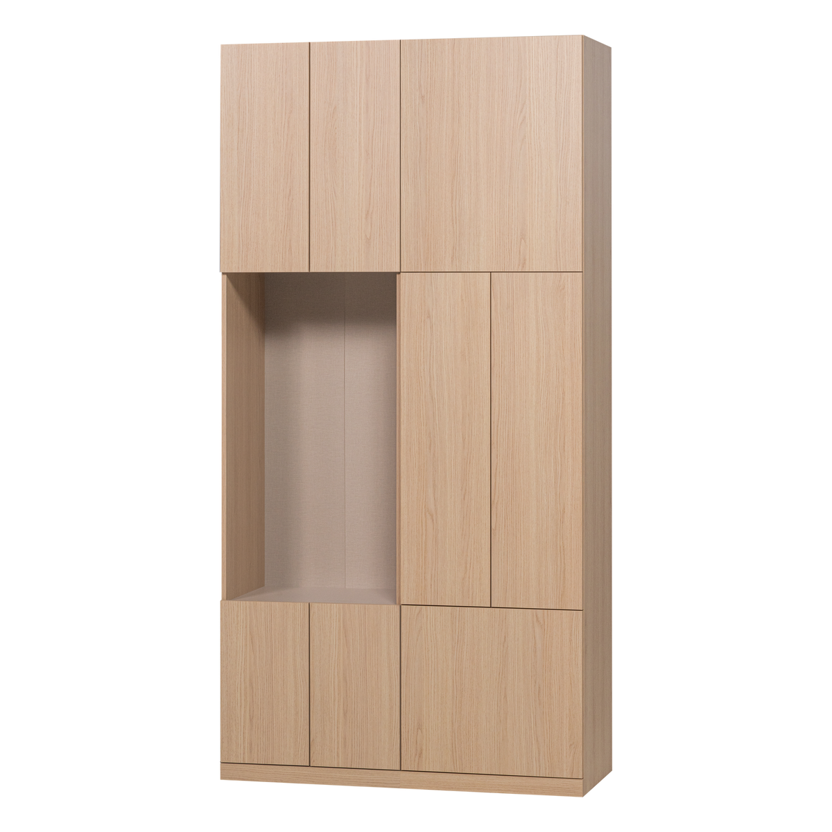 Build wandkast combinatie 108 cm eikendecor naturel