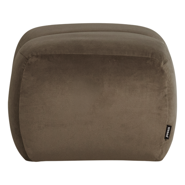 Mojo poef velvet taupe