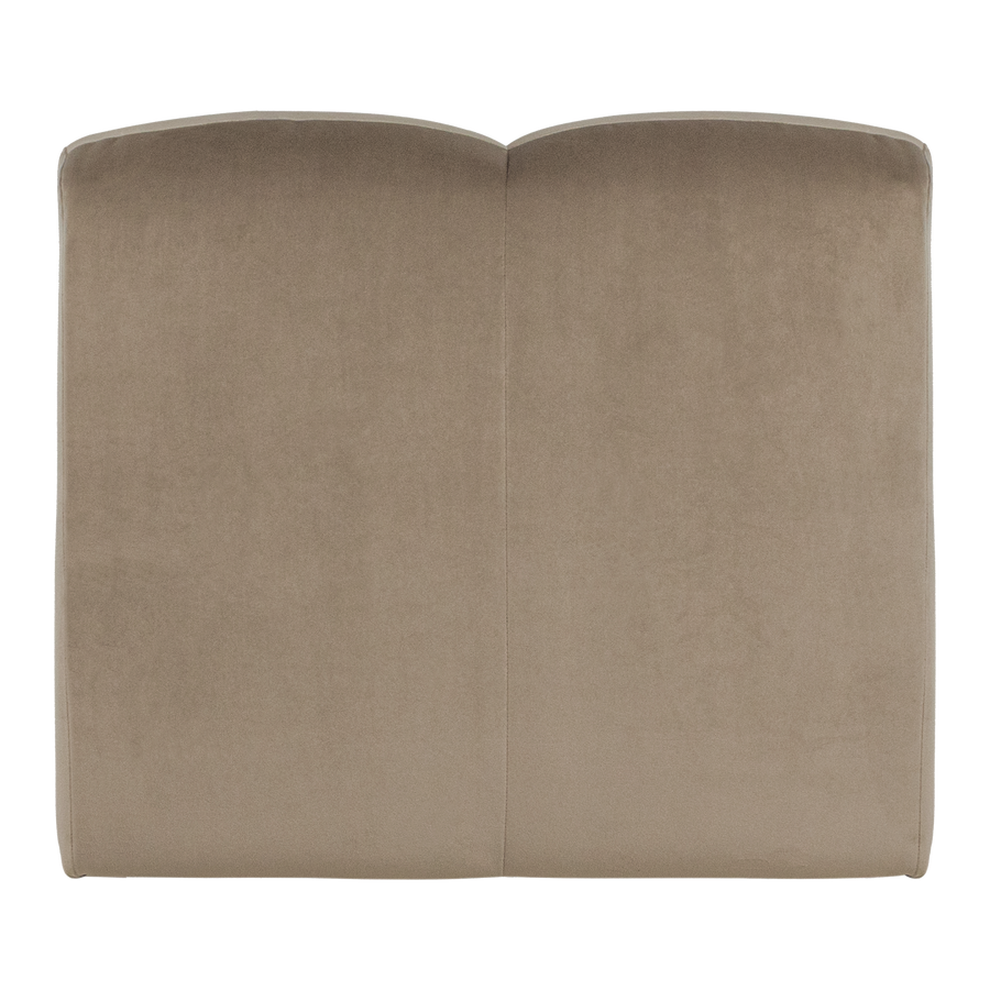 Mojo 1-zits bankelement velvet khaki
