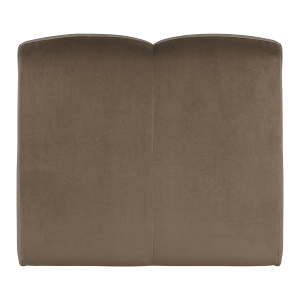 Mojo 1-zits bankelement velvet taupe