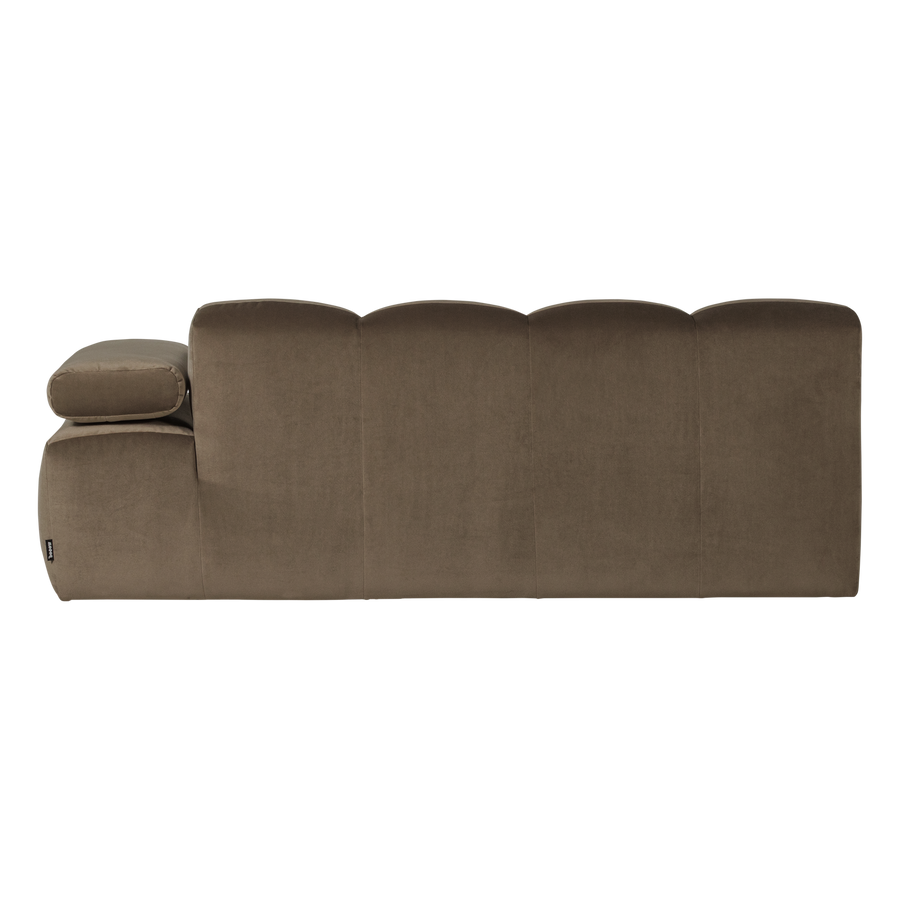 Mojo 2-zits bankelement arm rechts velvet taupe