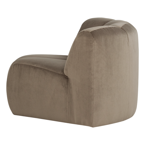 Mojo hoekelement rond velvet khaki