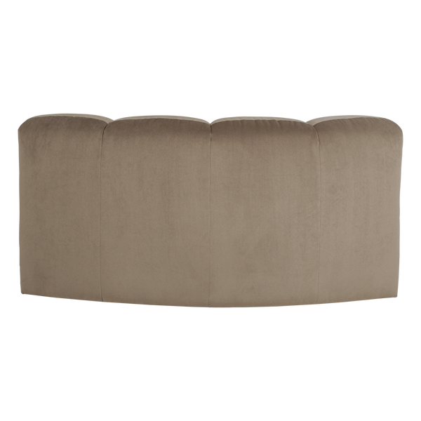 Mojo hoekelement rond velvet khaki