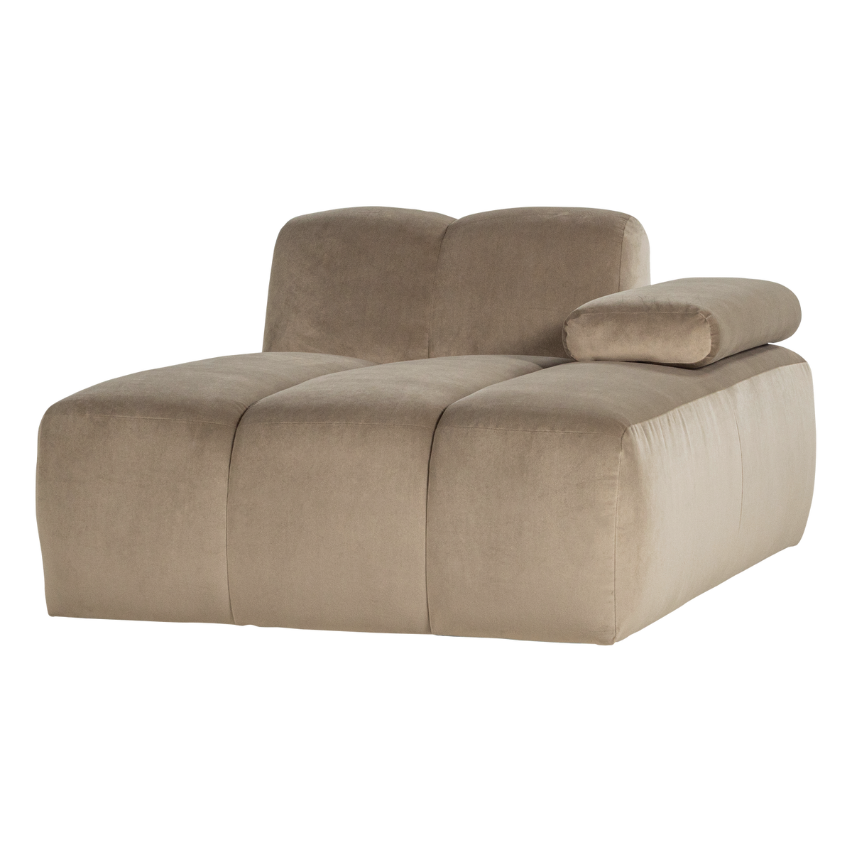 Mojo chaise longue element rechts velvet khaki