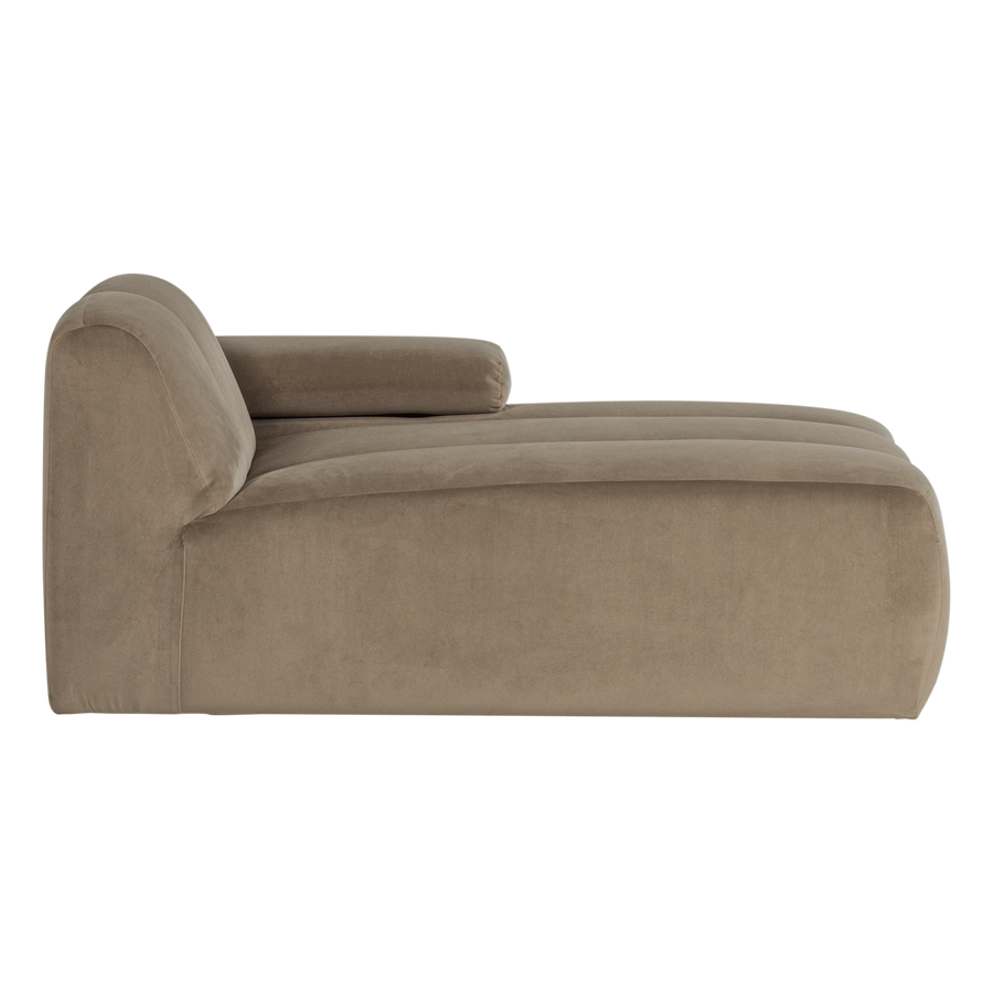 Mojo chaise longue element rechts velvet khaki